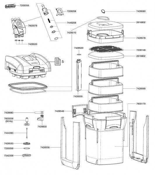 External Professional 3 Filter 1200XL - Petsgool Online