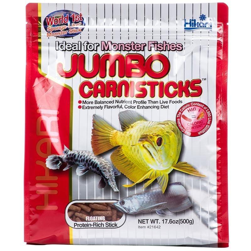 Hikari Jumbo Carnistick-Long Pellet 182gms
