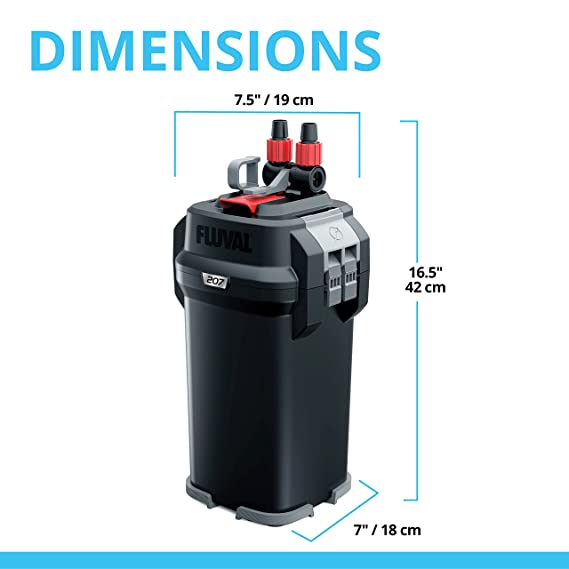 Fluval 207 Performance Canister Filter - Petsgool Online