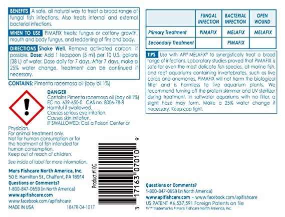 API Pimafix 473ml - Petsgool Online