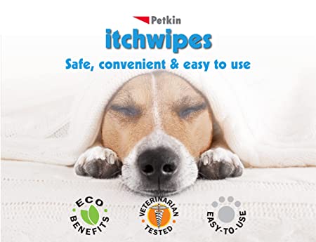 Petkin Itch Wipes 30 wipes - Petsgool Online