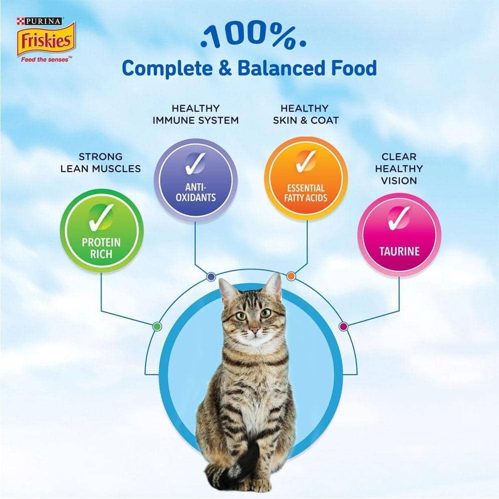 Nestle Purina Friskies Seafood Sensations Dry Cat Food 450gm (Pack Of 2)