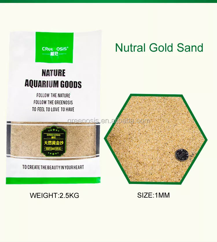 Greenosis Natural Golden Sand (1mm) 10kg