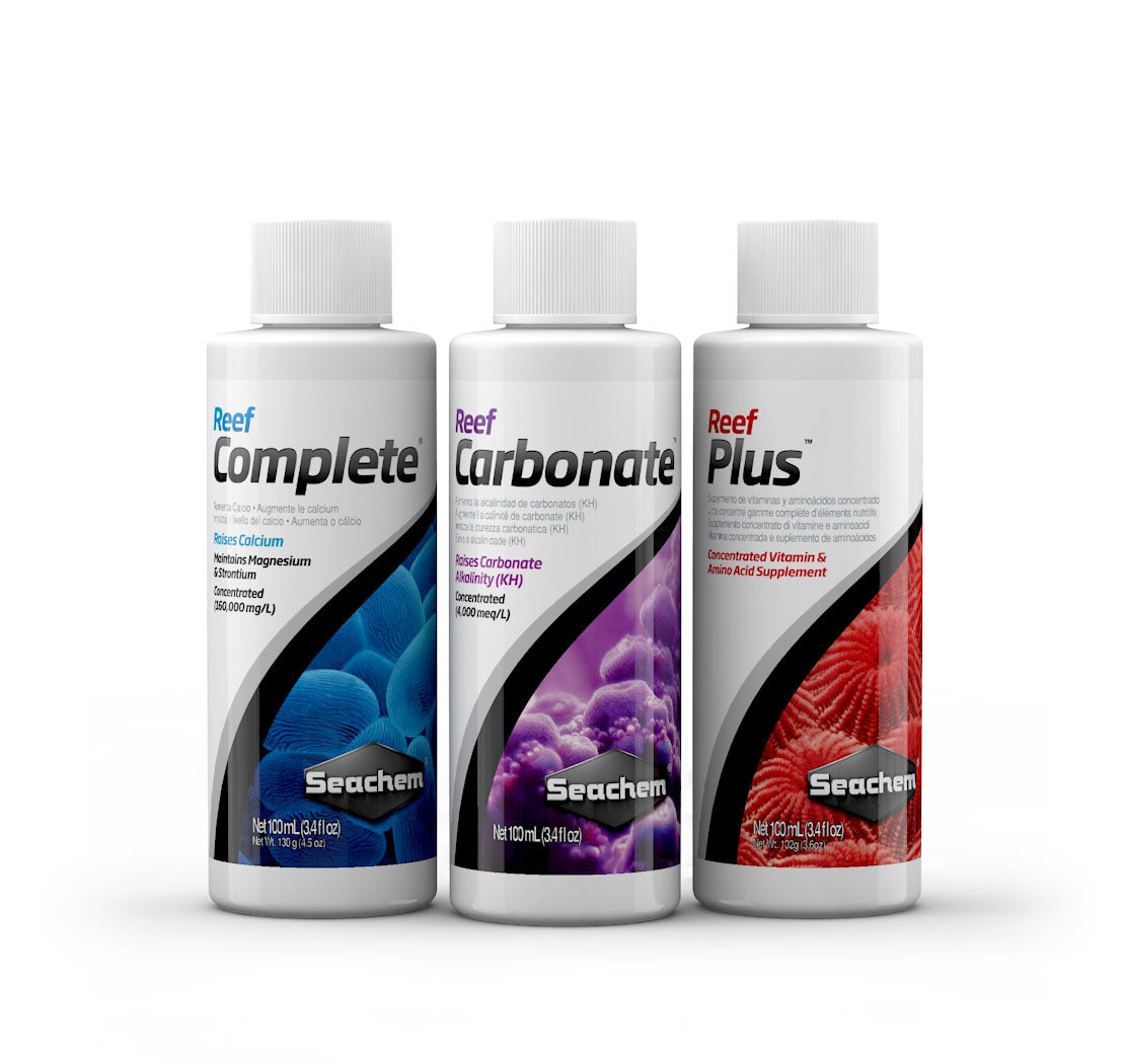 Seachem Reef Pack Fundamentals 3 100ml - Petsgool Online