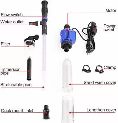 Sunsun HXS 02 Electrical Aquarium Cleaner