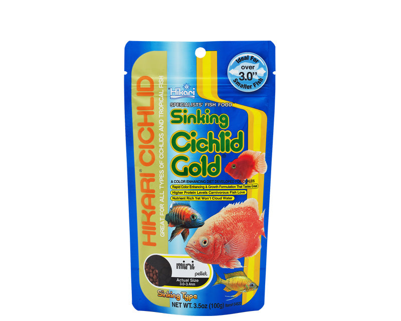Hikari Cichlid Gold Sinking Mini 100gm - Petsgool Online