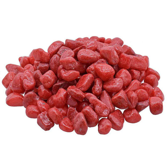 Neon Red Pebbles (25Kg bag)