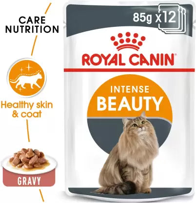 Royal Canin Care Intense Beauty Cat Gravy 85g (12 Packs) - Petsgool Online