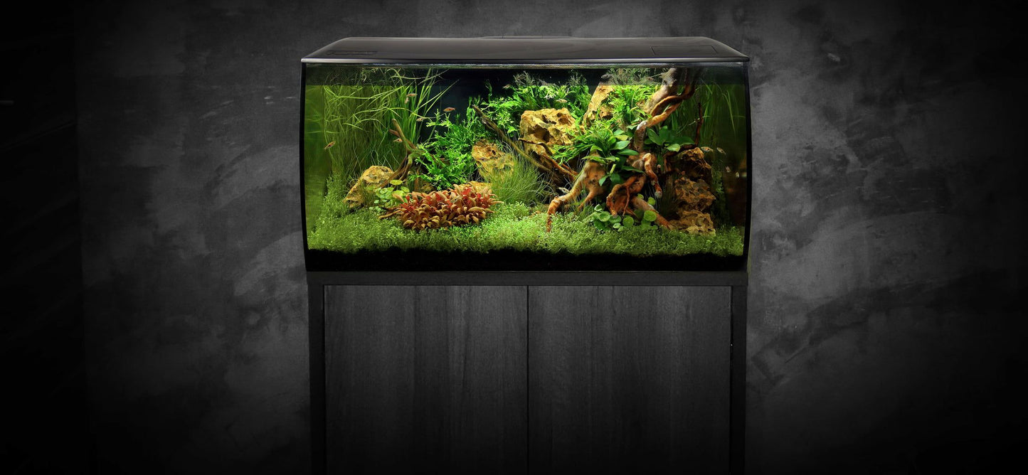 Fluval Flex Aquarium Kit, 123L, Black