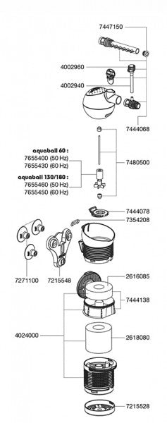 Eheim Internal Filter Aquaball 60 - Petsgool Online