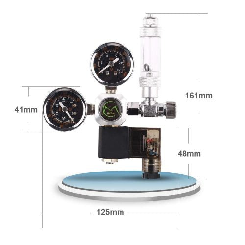 Mufan Dual Gauge CO2 Regulator with solenoid - Petsgool Online