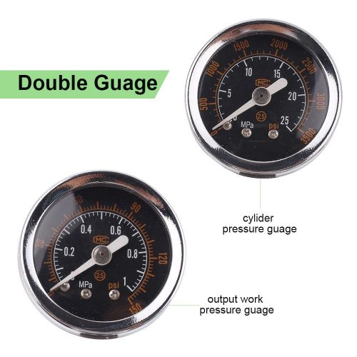 Mufan Dual Gauge CO2 Regulator with solenoid - Petsgool Online