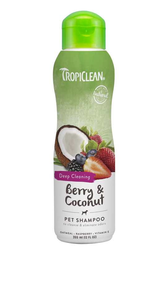 Tropiclean USA Berry & Coconut Shampoo, 355ml - Petsgool Online