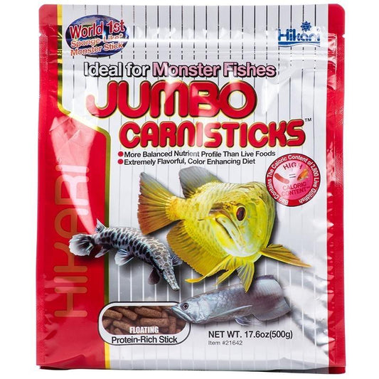 Hikari Jumbo Carnistick-Long Pellet 182gms