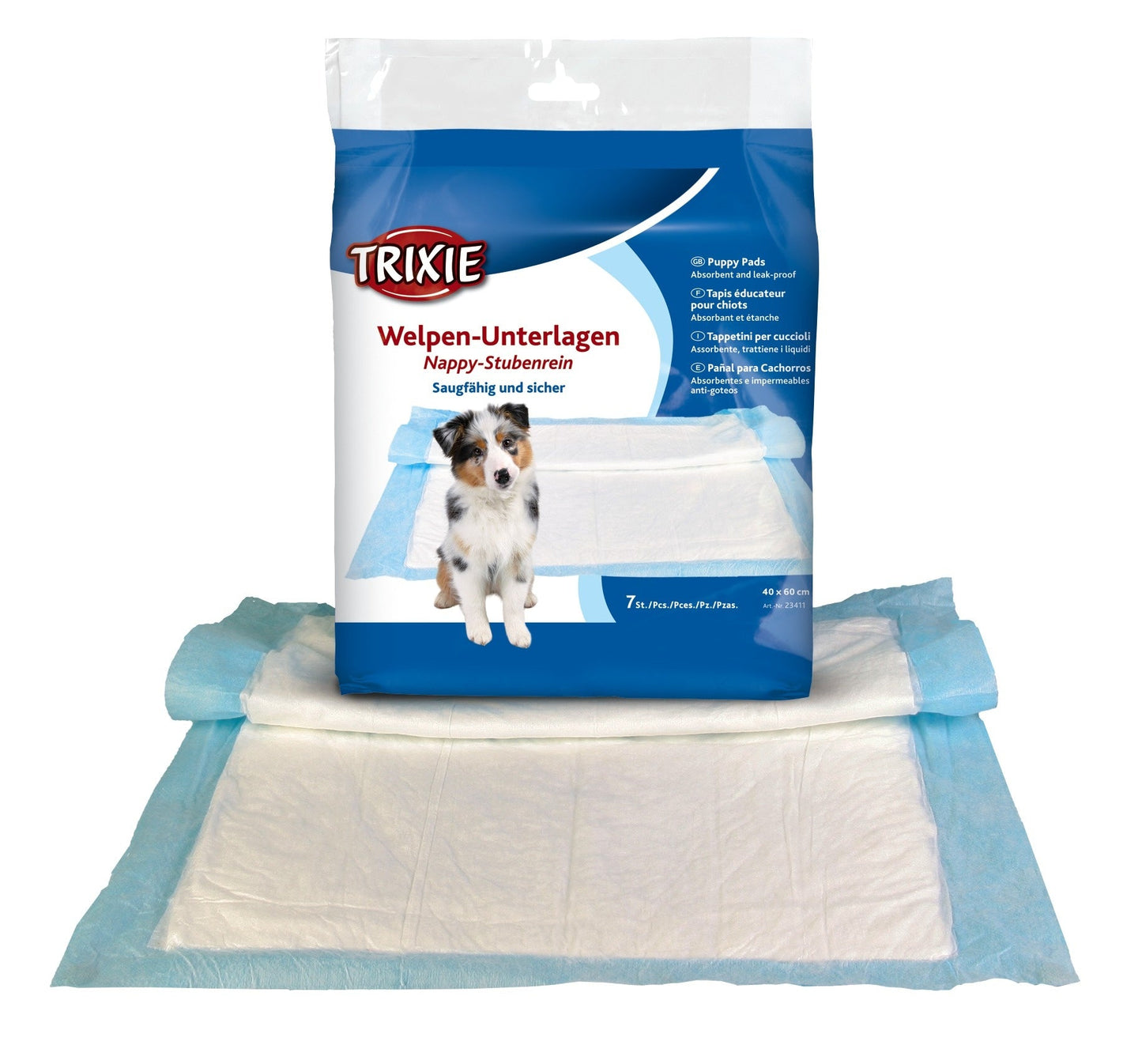 Trixie Nappy Puppy Pad 7 Pads Pack, 16 x 24 inches - Petsgool Online