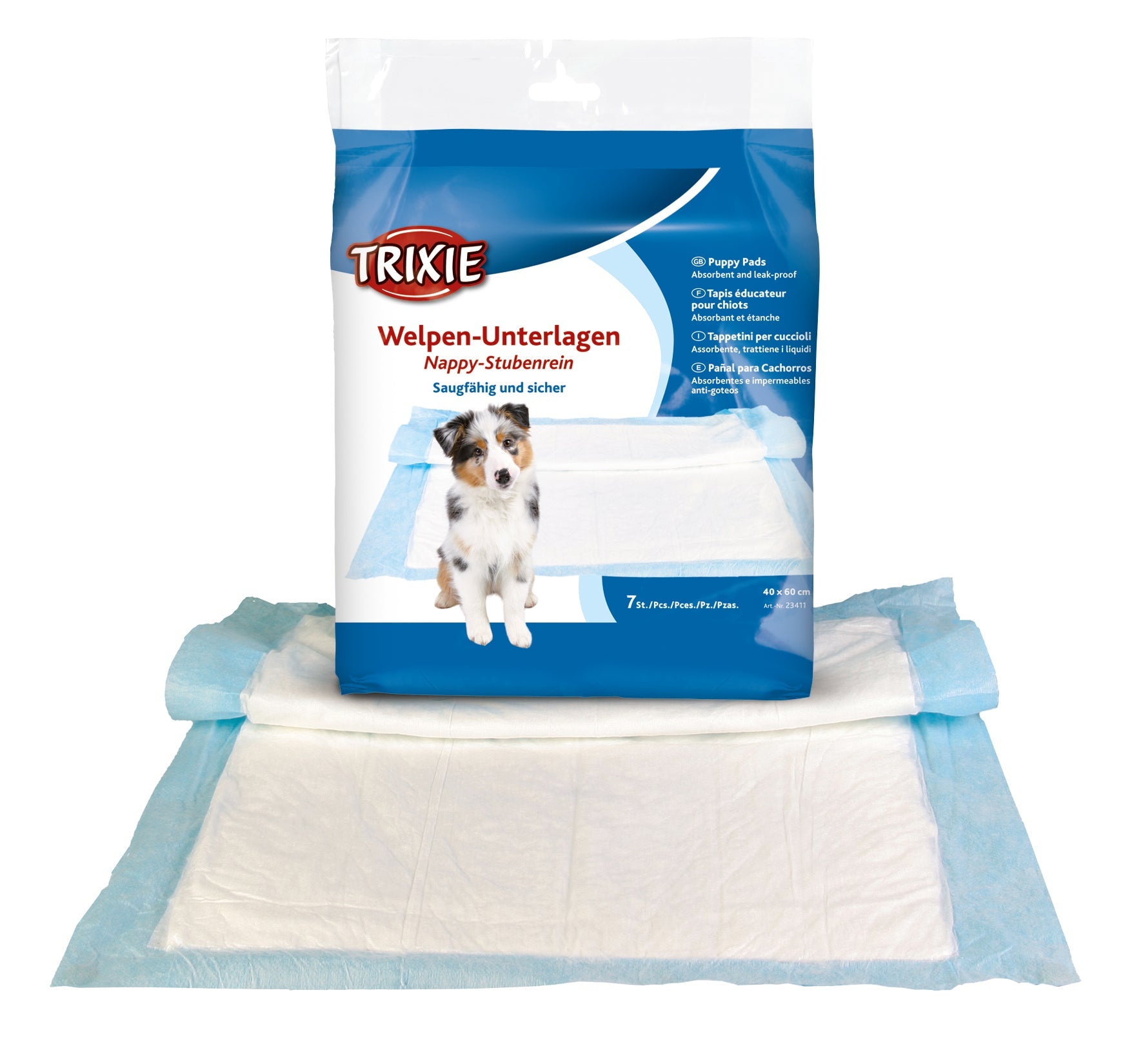 Trixie Nappy Puppy Pad 7 Pads Pack, 16 x 24 inches - Petsgool Online