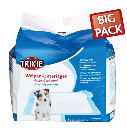 Trixie, Nappy Puppy Pad 50 Pads Pack, 16 x 24 inches - Petsgool Online
