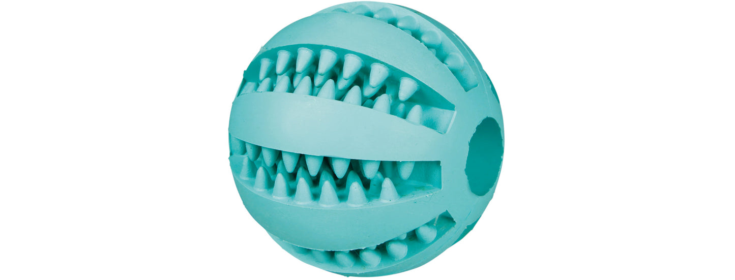 Trixie, Denta Fun ball, mint flavour, natural rubber, 7 cm - Petsgool Online