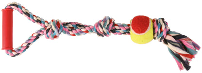 Trixie,Playing Rope with Tennis Ball, 6 cm/50 cm - Petsgool Online