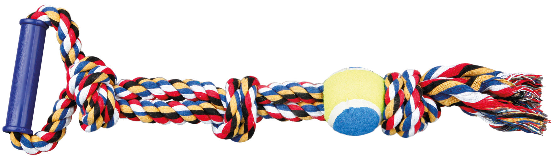 Trixie,Playing Rope with Tennis Ball, 6 cm/50 cm - Petsgool Online