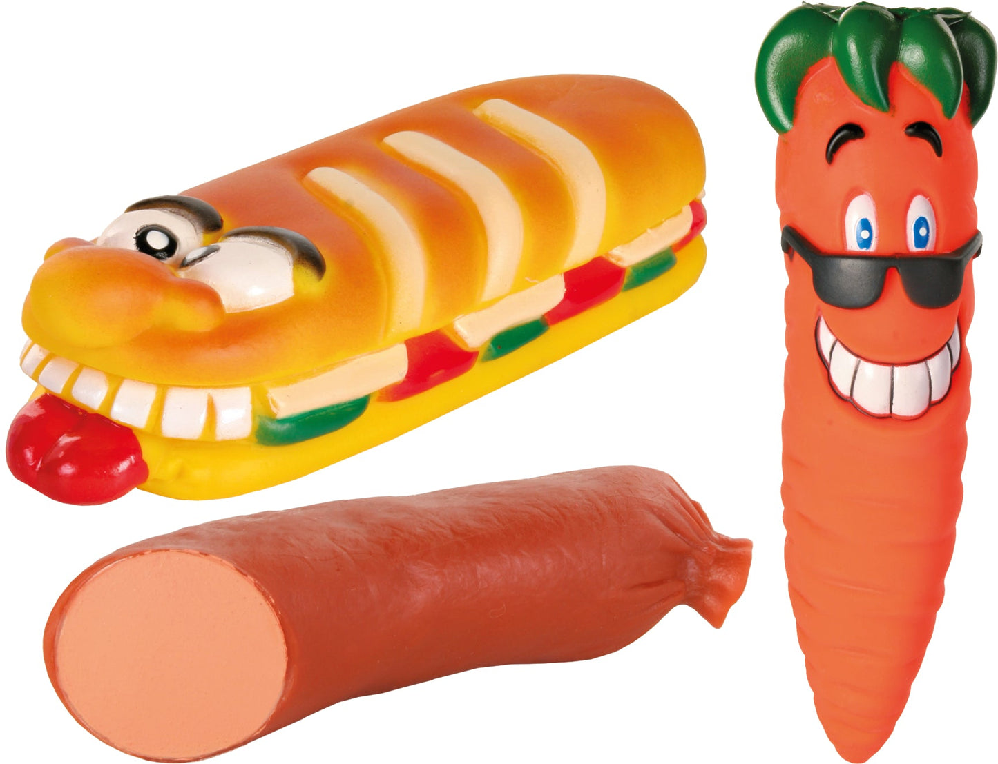 Trixie, Carrot Snack-Toy, Vinyl, 20 cm - Petsgool Online
