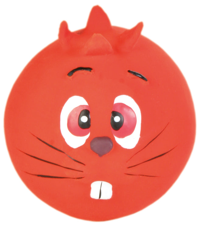 Trixie, Assortment of Animal Faces Toy Balls, latex, 6 cm - Petsgool Online