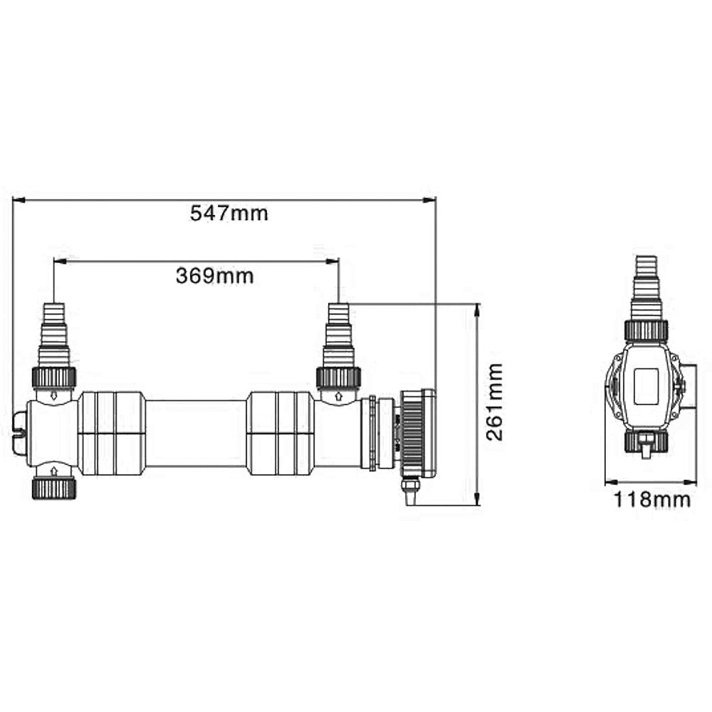 Sunsun CUV 636 UVC Sterilizer Lamp - Petsgool Online