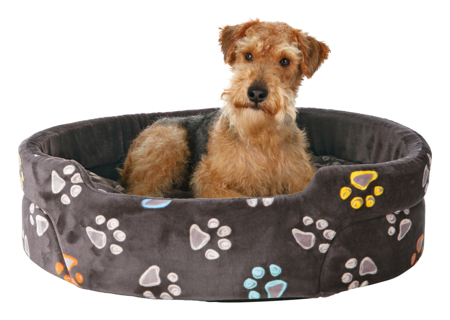 Trixie Jimmy Donut Bed Taupe - Petsgool Online