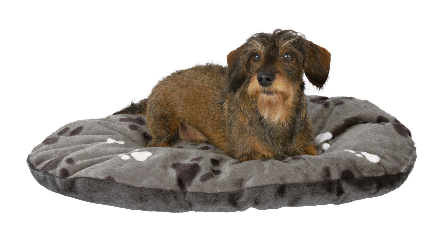 Trixie Gino Cushion Oval Bed, Grey Color - Petsgool Online