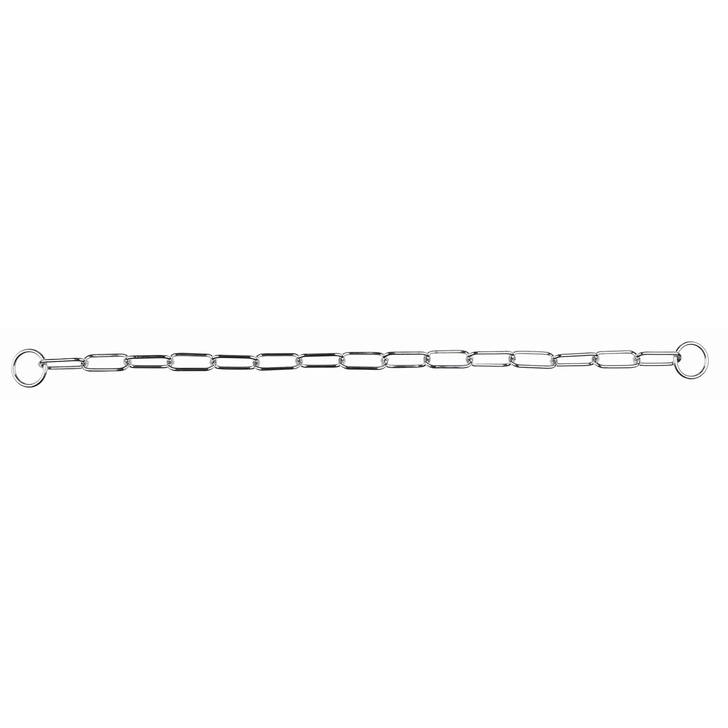 Trixie Long Link Choke Chain, Stainless Steel, 23 inch /4.0 mm - Petsgool Online