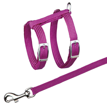 Trixie, Cat Harness with Leash, Various Colours, 22–42 cm/10 mm, 1.25 m - Petsgool Online