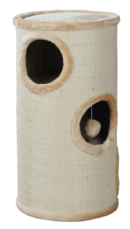 Trixie Samuel 3-Storey Cat Tower, Beige, 36 x 70 cm - Petsgool Online
