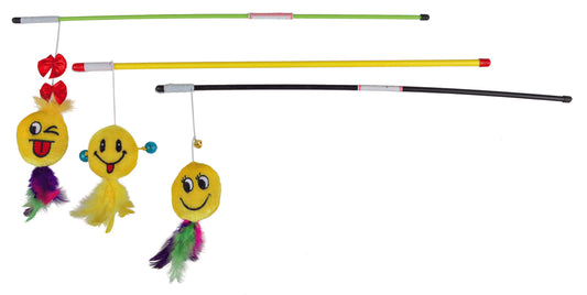 Trixie, Playing Rod with Smiley, 50 cm - Petsgool Online