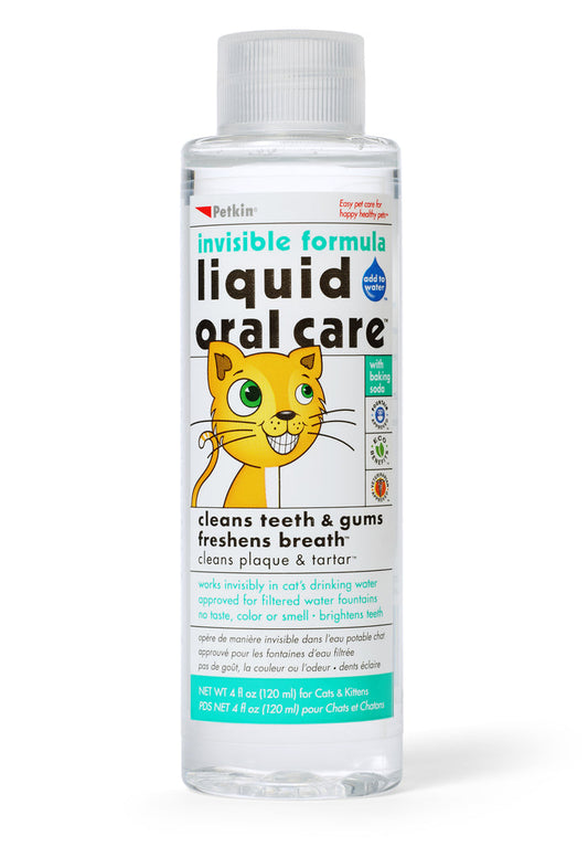 Petkin Pet Liquid Oral Care Invisible formula, 240 ml - Petsgool Online