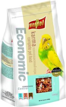 Vitapol Economic Food For Budgie 2 Kg (1Kg Pack Of 2) - Petsgool Online