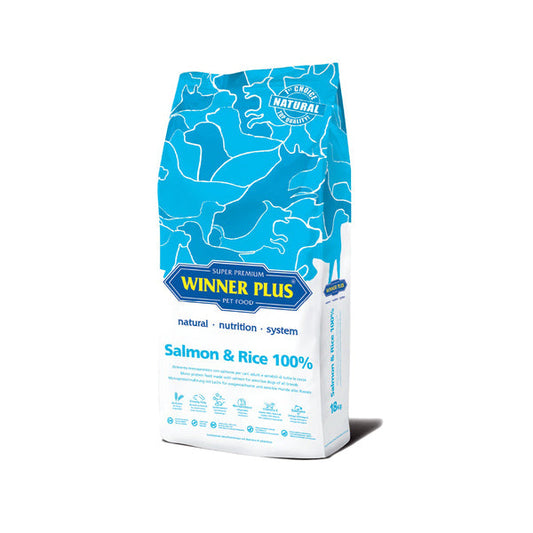 WINNER PLUS SALMON & RICE 18kg - Petsgool Online