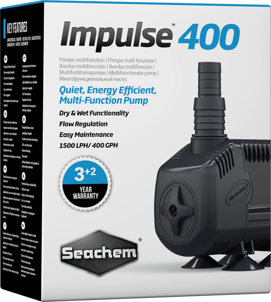 Seachem Impulse 400 Pump EU 1500 lph - Petsgool Online