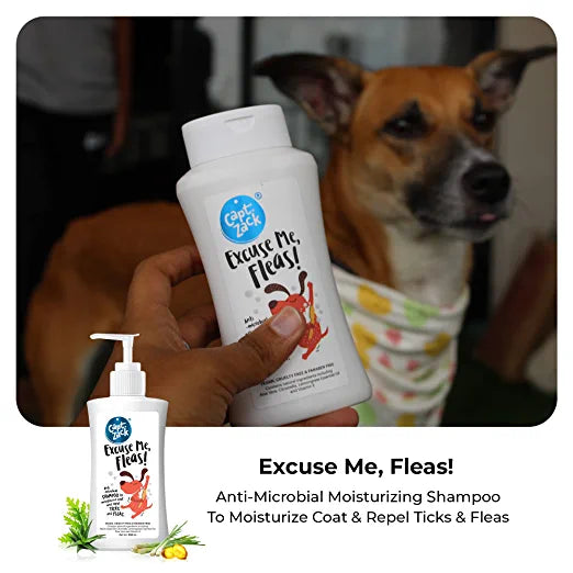 Capt Zack Excuse Me Fleas! Dog Shampoo 200ml - Petsgool Online