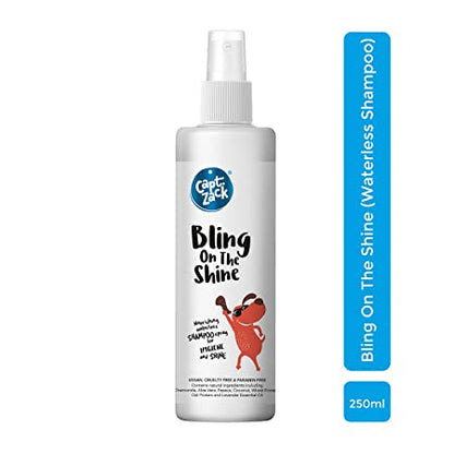 Capt Zack Bling On The Shine Waterless Shampoo 250ml - Petsgool Online