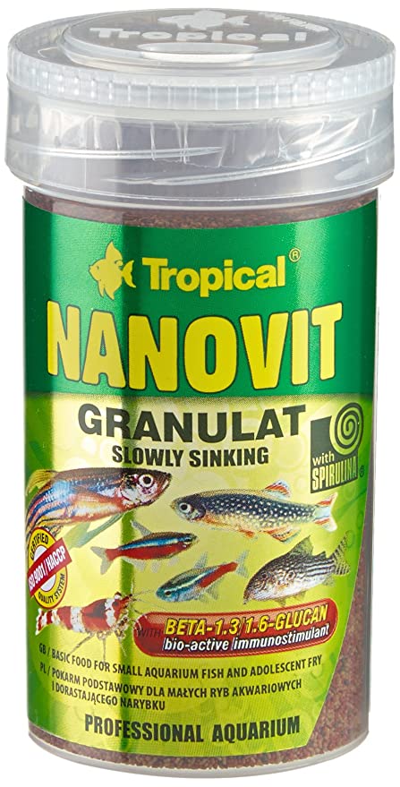 Tropical Nanovit Granulat fish food 100ml - Petsgool Online