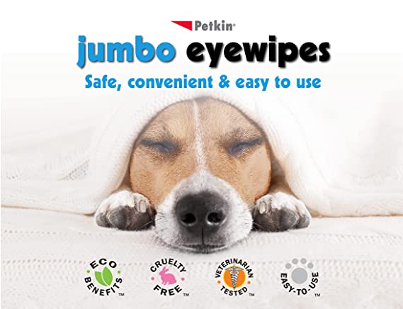 Petkin Jumbo Eyewipes 80 wipes - Petsgool Online