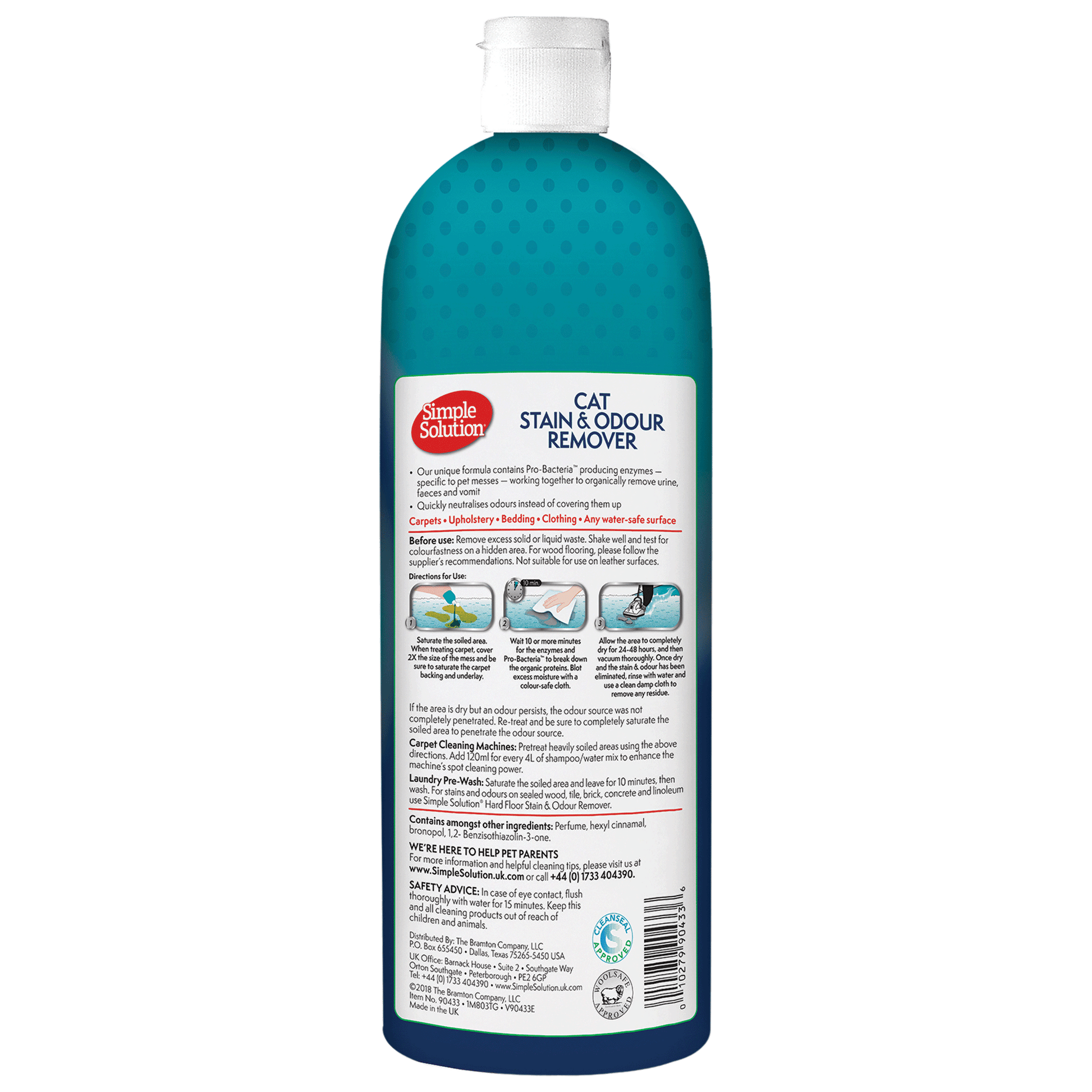 Simple solution cat clearance stain and odour remover