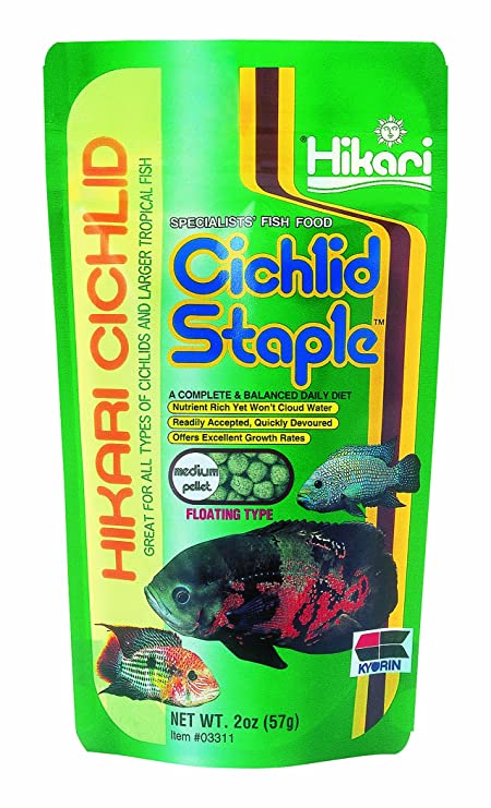 Hikari Cichlid Staple Medium 57gm (Pack of 2) - Petsgool Online