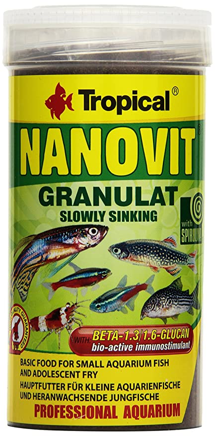 Tropical Nanovit Granulat fish food 250ml - Petsgool Online