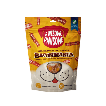 Awesome Pawsome, Baconmania All-Natural Grain-Free Dog Treats, 85 gm - Petsgool Online