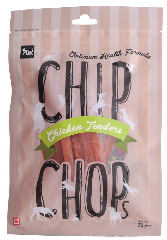 Chip Chops Dog Treats - Chicken Tenders - 70g - Petsgool Online