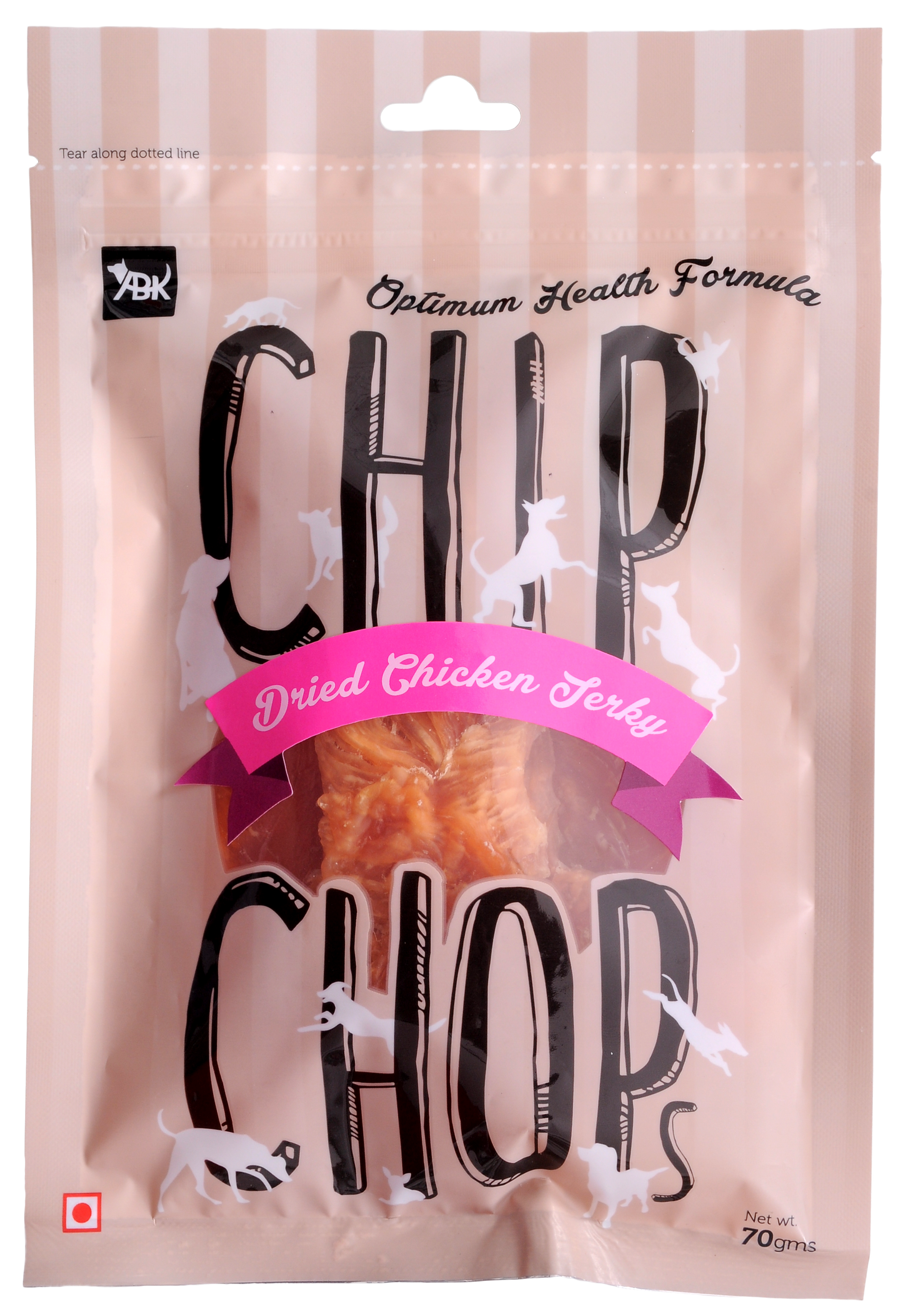 Chip Chops Dog Treats - Sun Dried Chicken Jerky - 70 g - Petsgool Online
