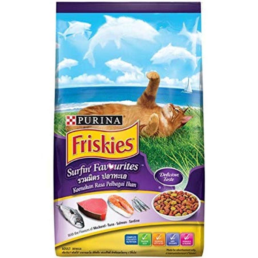 Nestle Purina Friskies Surfin' & Turfin' Favorites Adult Dry Cat Food | Petsgool