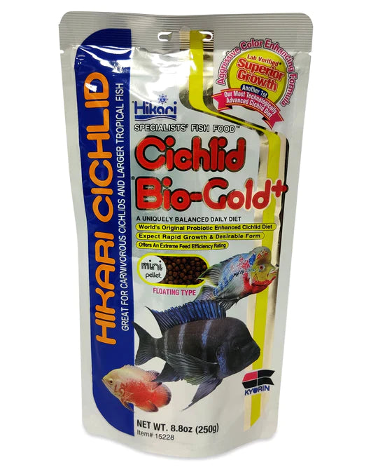 Hikari Cichlid Bio-gold+ Mini 250gm - Petsgool Online