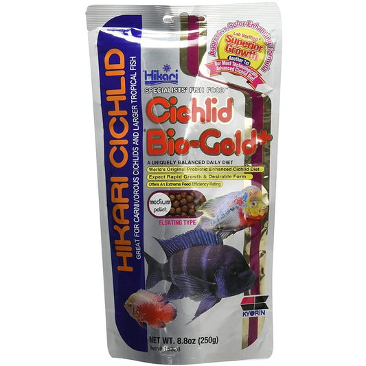 Hikari Cichlid Biogold Plus (Medium Pellet) 250gm